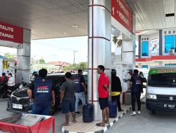 Cegah Penyalahgunaan BBM Bersubsidi, Tim URC Passaka Polres Majene Pantau SPBU Lembang dan Rangas
