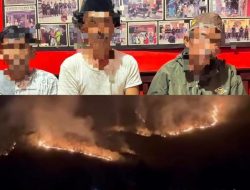 Tegas, Polresta Mamuju Amankan 3 orang Beang Kerok Terduga Pelaku Pembakaran Lahan
