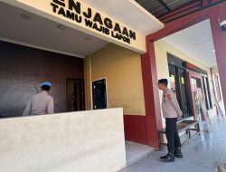 Jelang Verifikasi Mabes Polri, Wakapolres Mateng Cek Kesiapan Ruang Pelayanan Publik