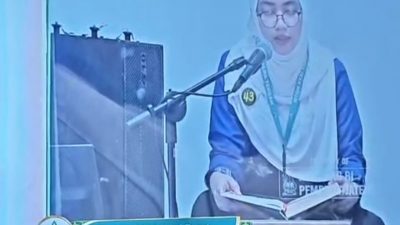Sulbar Turunkan An Nur Imtihanah di Cabang Murattal Remaja Putri