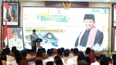 Menag Nasaruddin Umar Bawakan Hikmah Maulid di Sulbar