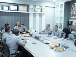 Kapolda Sulbar Sambut Kunjungan Kakanwil Kemenkum