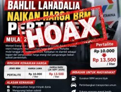 Pertamina Imbau Masyarakat Tidak Terpengaruh Informasi Hoaks Kenaikan Harga Pertalite