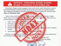 Pemerintah Pastikan Narasi Pemadaman Internet Nasional Adalah Hoaks