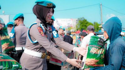 Refleksi 24 Tahun Pengabdian, Bid Propam Polda Sulbar Gelar Bakti Sosial Sasar Tukang Becak