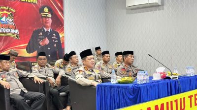 Polres Mamuju Tengah Mengikuti Ngaji Kebangsaan