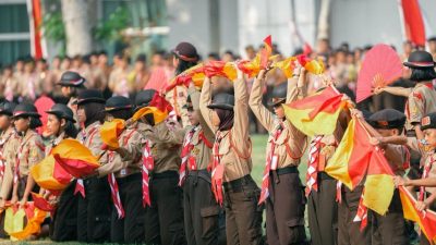 Ini Pesan Gubernur SDK di Apel Hari Pramuka ke-65
