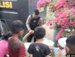 Dampak Kekeringan Akibat El Nino, Polresta Mamuju Gencarkan Penyaluran Air Bersih