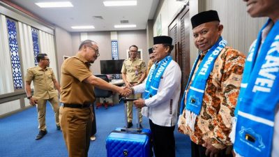 Apresiasi Pengabdian Imam Masjid, Gubernur SDK Berangkatkan Lima Orang Imam Umroh