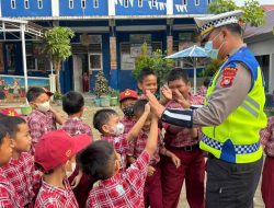 Serunya Belajar Keselamatan Jalan Raya, Satgas Operasi Patuh Masuk Sekolah Dasar