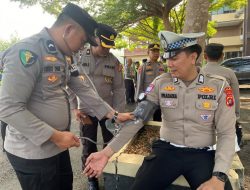 Pastikan Pelaksanaan Tugas Operasi Patuh Maksimal, Personel Polda Sulbar Rutin Cek Kesehatan